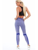 Cornflower blue insulated sports leggings MR12263 - Online store - Boutique